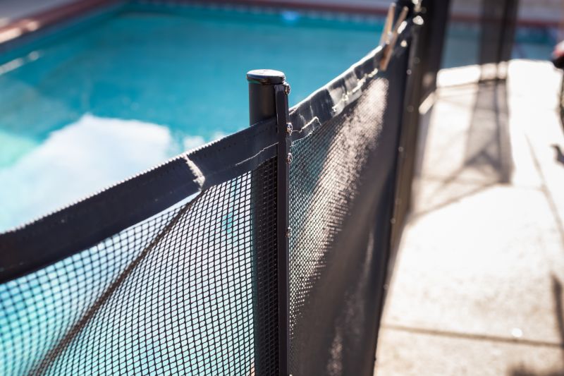 Mesh Fence Around Pool